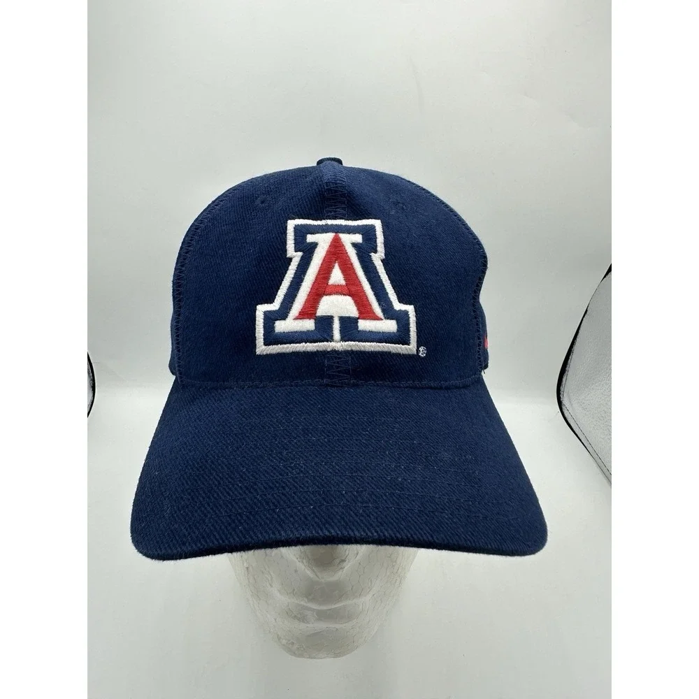 Vintage Nike Arizona Wildcats Hat Navy Strapback NCAA Swoosh OSFA Taiwan